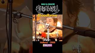 CAVALERA CONSPIRACY- "Bloodbraw" (Inflikted Album) Pink Pop 2008 - Max & Iggor (Sepultura) -
