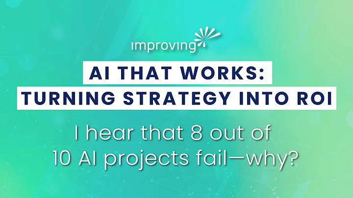 I hear that 8 out of 10 AI projects fail—why?