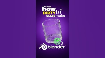 How to make a Realistic Glass Shader Blender #blender3d #shaders  #3d  #glass #texture