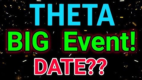 THETA Big Event Update! || Theta Price Prediction || Crypto News Today