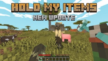 NEW First Person ANIMATIONS for JAVA! (Hold My Items 4.2.5 Update review)