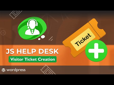 How to visitor create ticket in JS Help Desk - The most powerful help desk plugin for WordPress