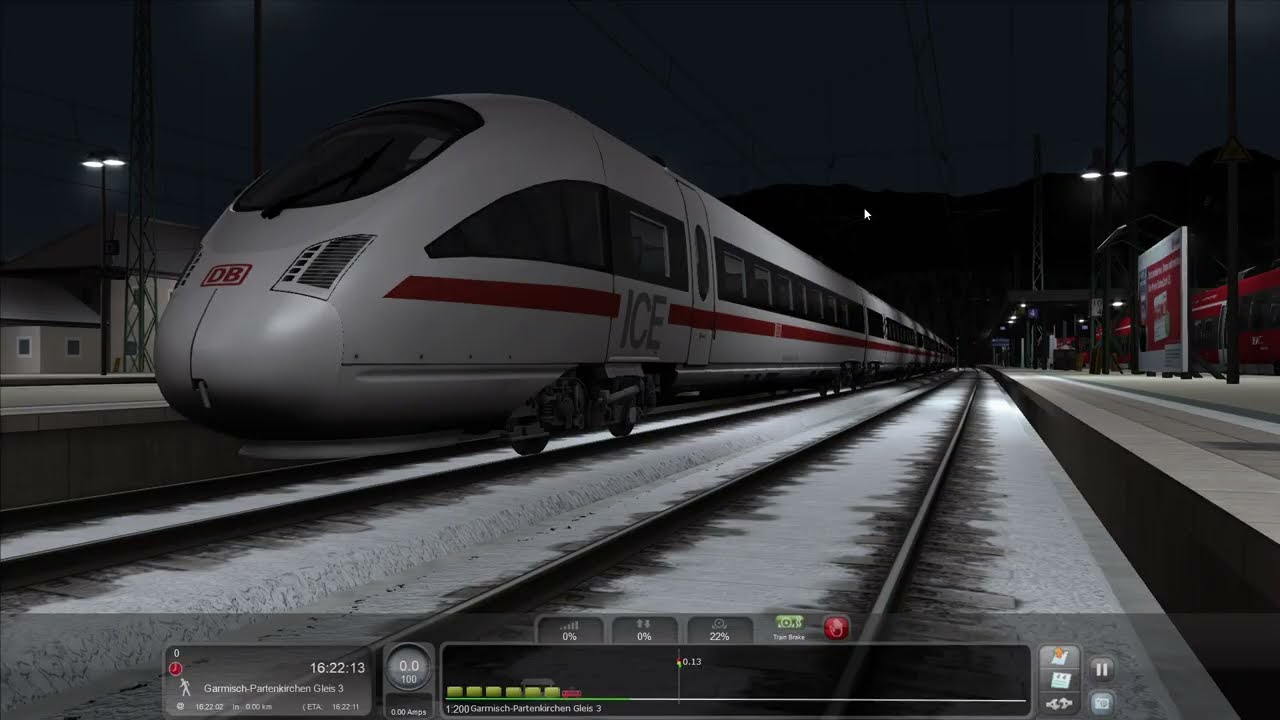 ICE 732 Part 1 - Munich to Garmisch - DB BR411 ICE-T - Train Simulator Classic
