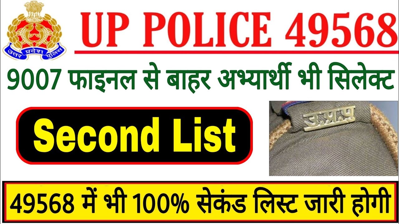 upp latest news today, up police latest news today, upp 49568 latest news, upp 9007 candidate news