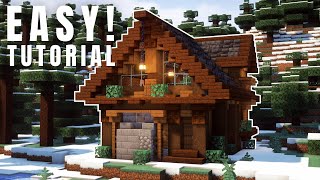 Minecraft: How to Build a Cozy Spruce Cabin by CelestialBuilds 2,091 views 2 months ago 24 minutes