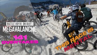 Winning 100 places on snow🔥 | Megavalanche 2023