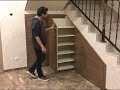 Шкаф под лестницей с гардеробом и обувными тумбами (Стоимость 87.000)
