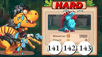 Dino bash gameplay 141 (HARD!)