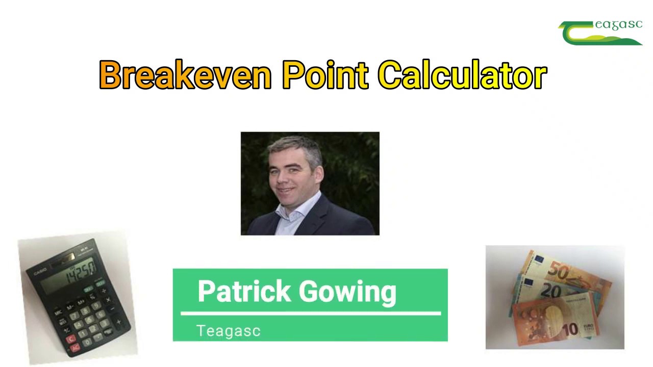 Breakeven Point Calculator- Working Example