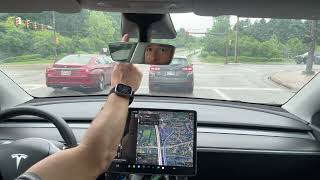 Tesla Model Y drives me to the dentist! Full Self-Driving 12.3.6