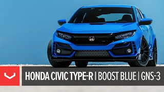 Honda Civic Type R | Boost Blue | Vossen Forged GNS-3 Wheels