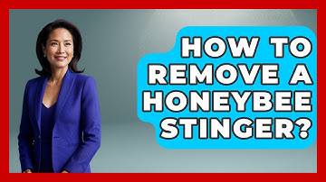 How To Remove A Honeybee Stinger? - Reptilian Wonders