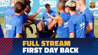 Barça's first preseason training session for 2019/20