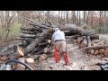 #602 Kickback, and Three Other Dangers to Consider While Cutting into Log Pile