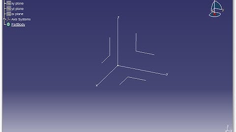 Axis system for CATIA V5