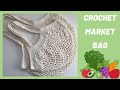 Crochet Market Bag! Reusable, Washable, Fun!