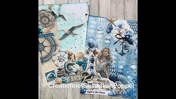 Collage Art Zomerchallenge bij Hobbyvision; Opdracht 1 en 2 (13-7-25)
