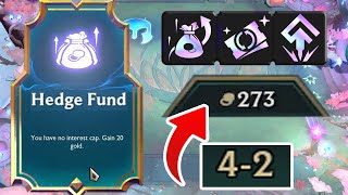 What If 273 Golds at 4-2 + Level Up Augment !!? Hedge Fund Got Hotfix Nerfed Because of This!!