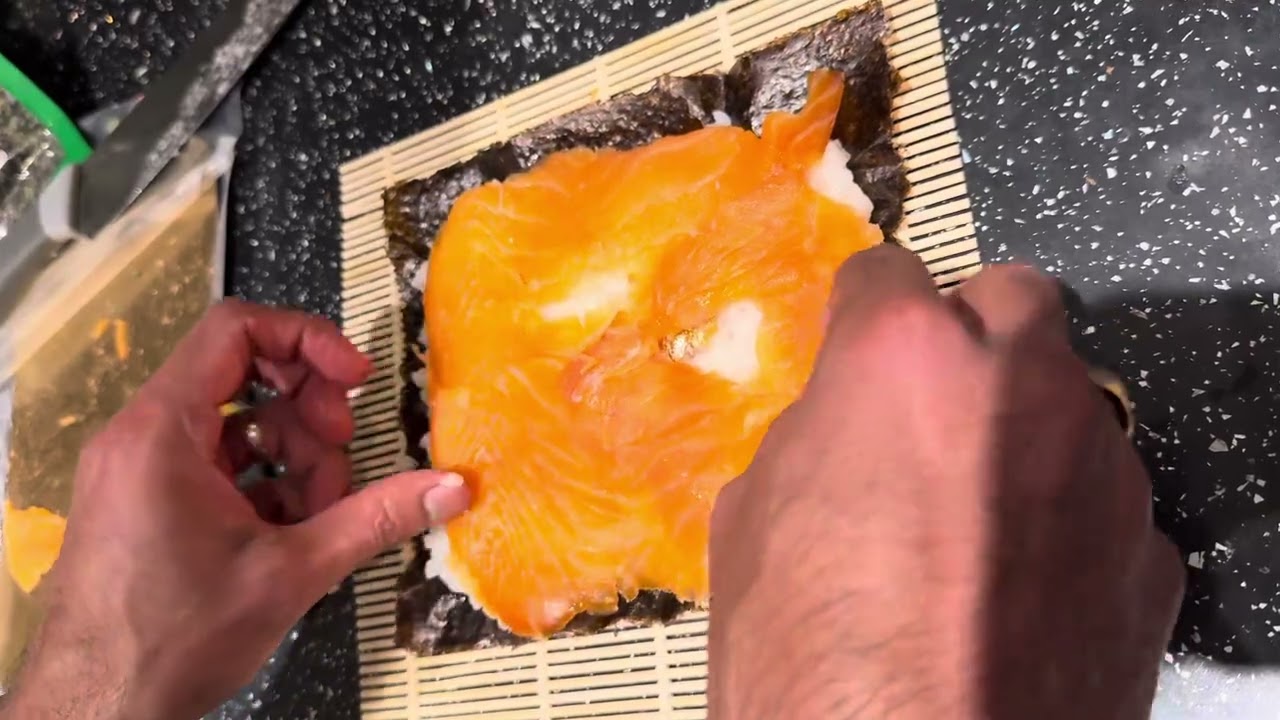 Making Sushi for the first time 🍱 🍣 