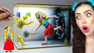 REAL LIFE Miss Delight DIORAMA?! (POPPY PLAYTIME CHAPTER 3, STUCK IN LABORATORY!)