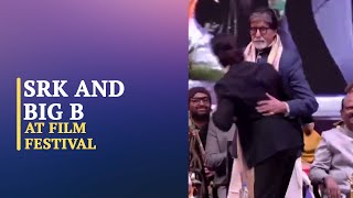 Viral: Shah Rukh Khan Touches Amitabh Bachchan's Feet At Film Festival