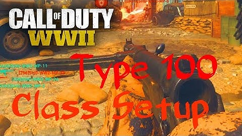 Call of Duty WW2: Type 100 Class Setup!