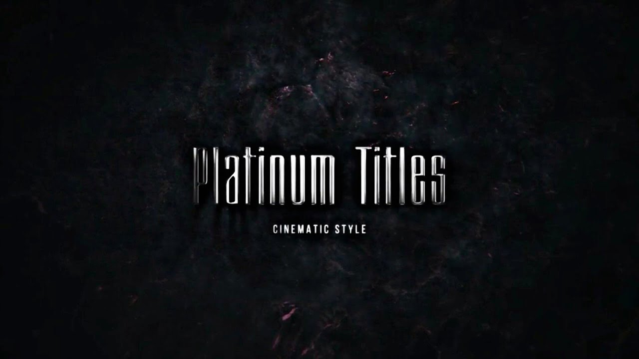 After Effects Tutorial: Cinematic Title Animation in After Effects - No ...
