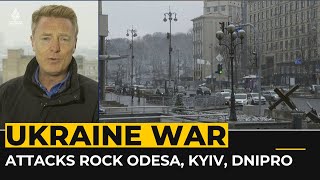Ukraine war: Wave of attacks rock Odesa, Kyiv, Dnipro