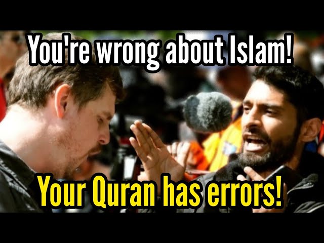 The Islamic Trinity dilemma! | Errors in Quran | Bob | Speakers' Corner debate class=