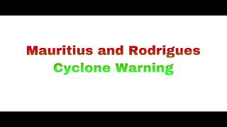 Mauritius and Rodrigues Cyclone Warning Sound 2024 Resimi