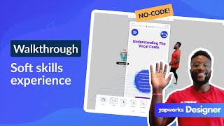 How to build a soft skills training experience | Zapworks Designer no-code AR screenshot 1