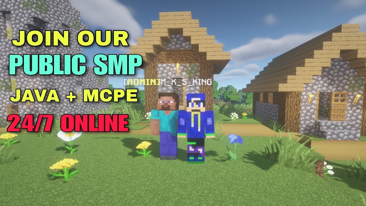 Public SMP For MCPE/JAVA || Minecraft Public SMP || LOL SMP || 24/7 ...