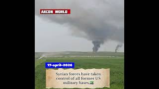 Syrian forces have taken control of all former US military bases. #news #trump #syria
