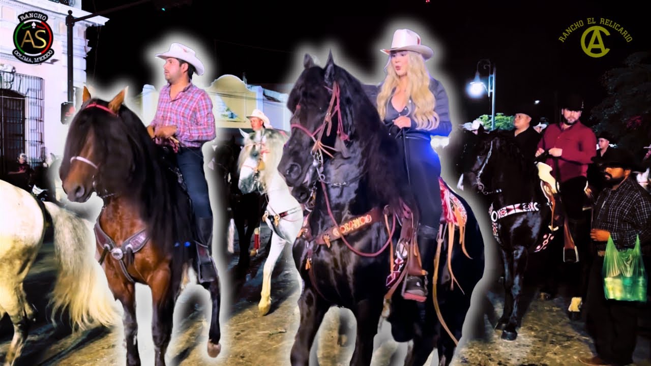 La mejor cabalgata nocturna de México, en Villa de Álvarez, Colima