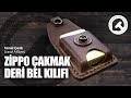 Zippo Çakmak Deri Kılıf Yapımı - Vaketa Deri Kalıplama | zippo Leather Case