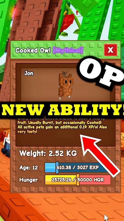 COOKED OWL ABILITY is OP in GROW A GARDEN ROBLOX!