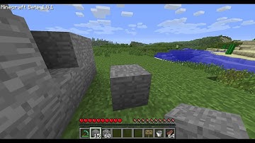 Minecraft Beta 1.8.1 - My easy little Double(Fourth)-Cobblestone-Generator (+NPC Village seed)