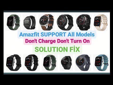 Amazfit Don't Open Don't Charge Not Turn On Solution Fix
