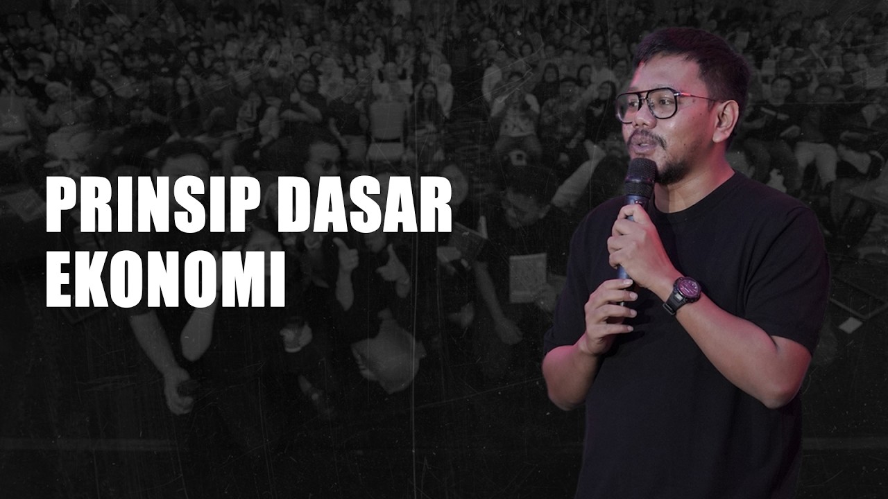 Ferry Irwandi di Peluncuran Buku Prinsipil Ekonomi