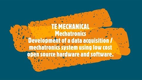 Development of data acquisition / mechatronics system using low cost open source hardware & software