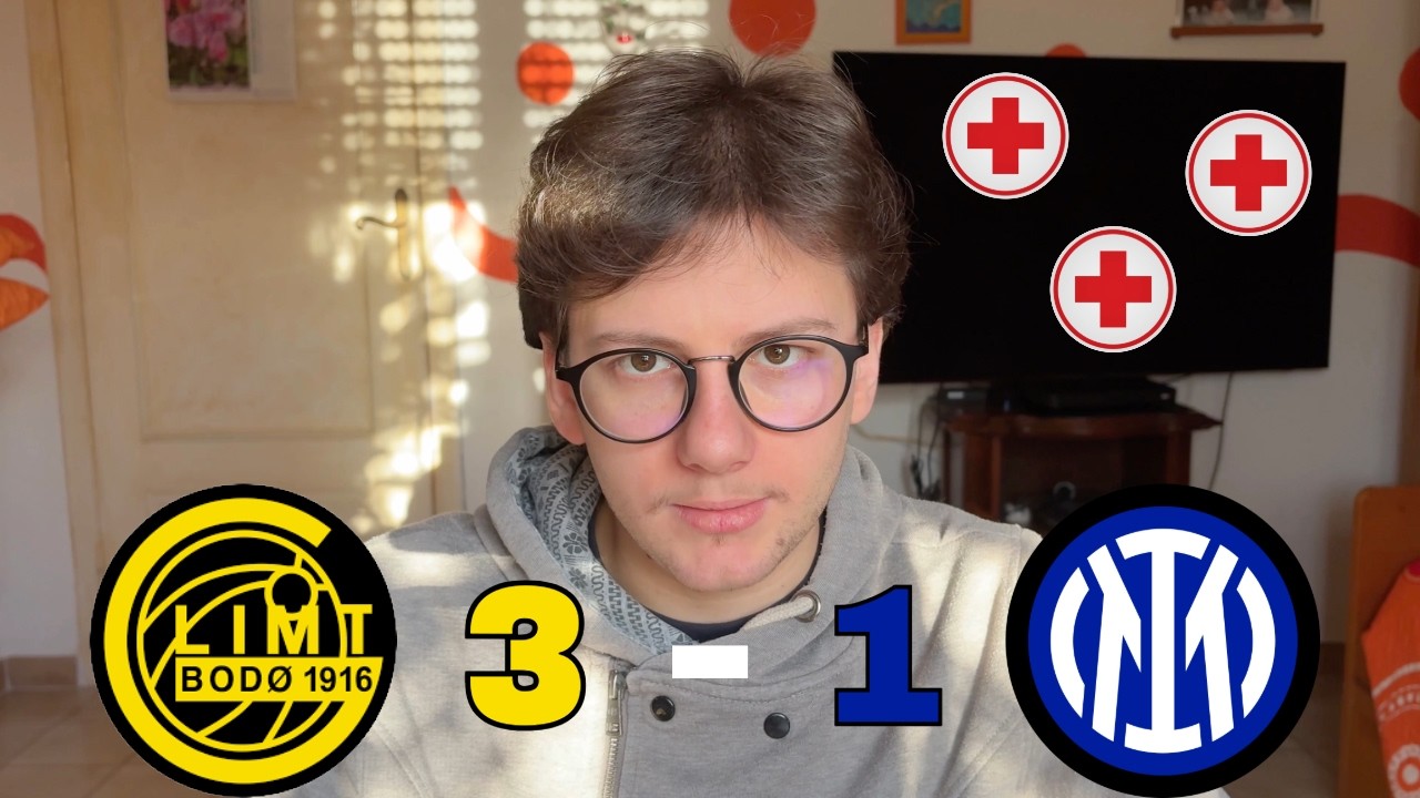 CAMPO e PRESTAZIONE INACCETTABILI... TORNIAMO PURE INFORTUNATI // Bodø-Inter 3-1