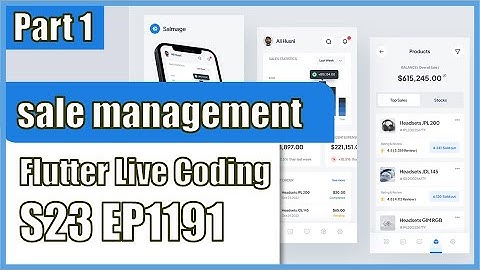 [Flutter] Flutter Live Coding EP1191 (Salmage App Part 1)