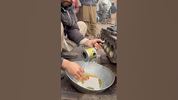 Amazing Piston Fitting Process for Six Cylinder Diesel Engines #piston #automobile #mechanic