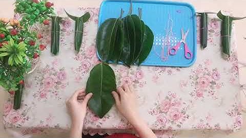 làm con trâu bằng lá cây 4 tuôi, cô giáo Nguyễn Thị Ngà trường MN HVT TPLS