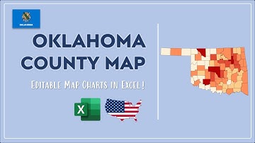 Oklahoma County Map in Excel - Counties List and Population Map