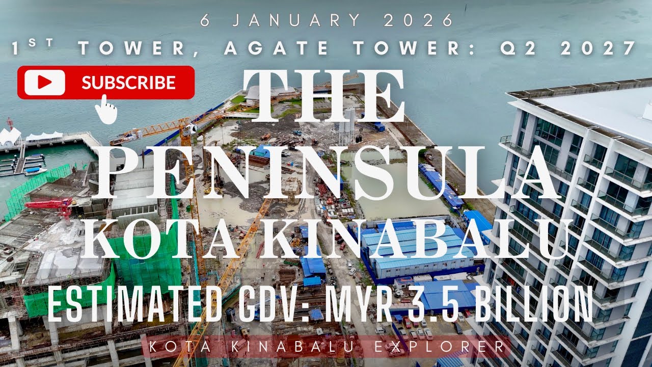 Inside KK’s MYR 3.5 Billion GDV Luxury Waterfront Megaproject: The Peninsula Kota Kinabalu Revealed!