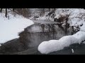 Beautiful Snowy Spencer Creek in St. Peters Missouri