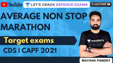 Average | Non Stop Marathon | Target CAPF/CDS(II) 2021 | Mathematics | Mayank Sir