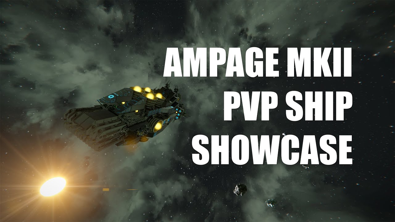 Space Engineers - Ship showcase - Ampage MKII - SELFREPAIRING ONLINE ...