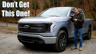 The 2022 Ford F150 Lightning is a Great Value *IF* You Get the Right Trim...